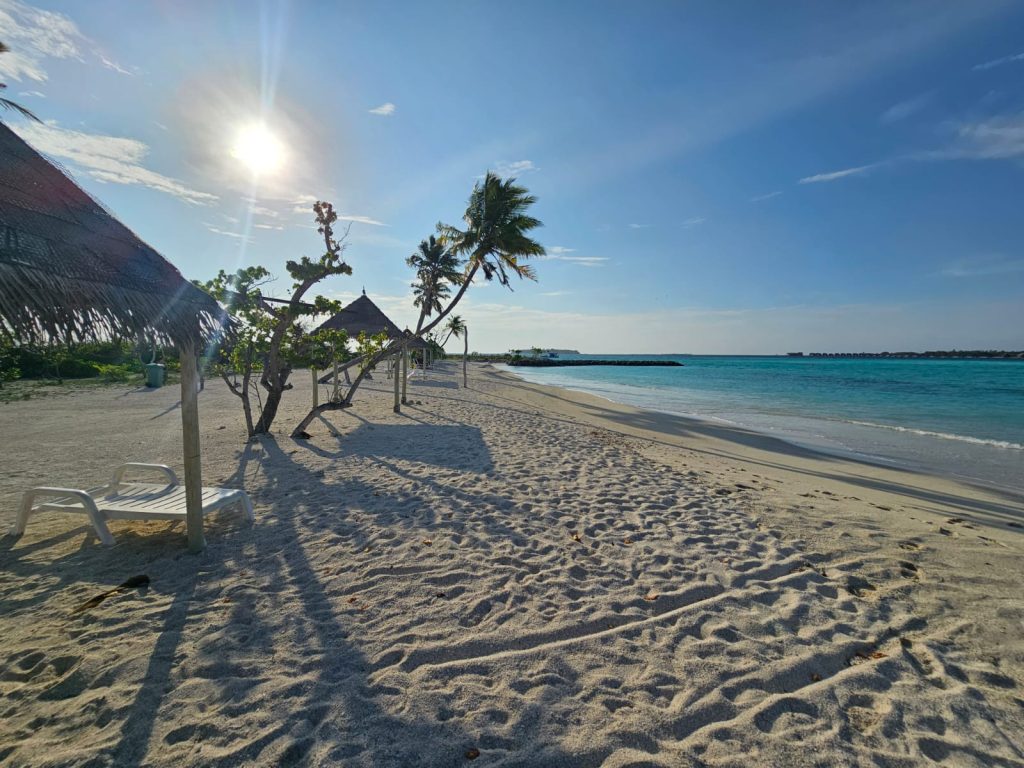 Playa de Guraidhoo en Maldivas