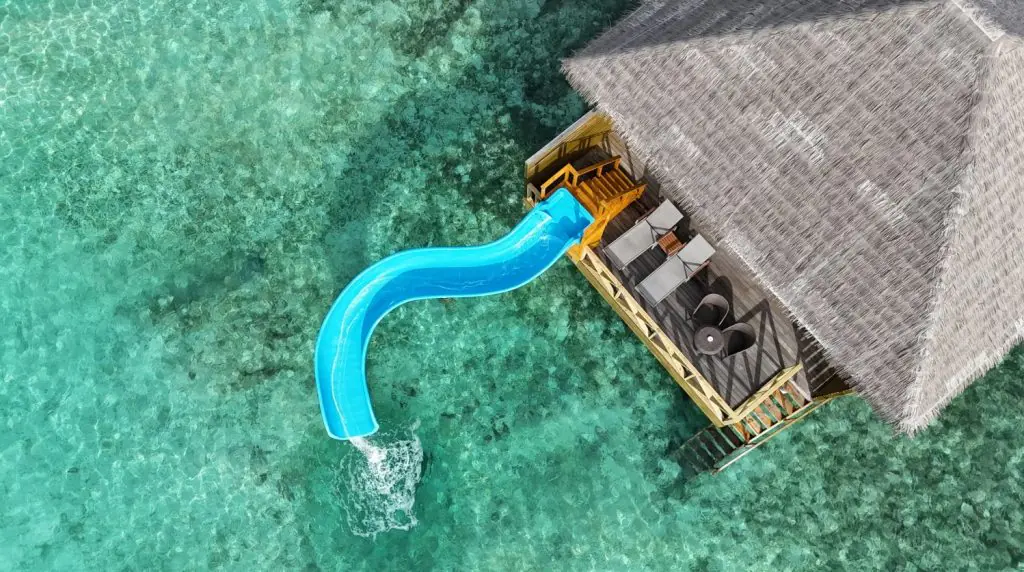Villa con slide del Cocoon Maldivas
